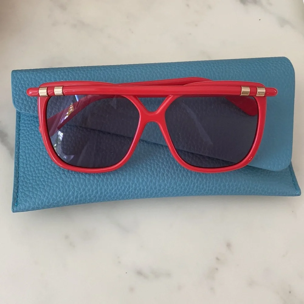 ZIMMERMANN
Stellify Acetate Aviator Sunglasses In Cherry - Picture 4 of 4